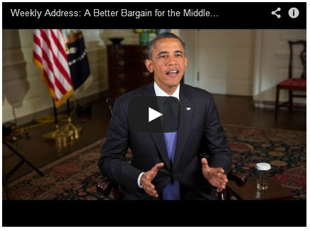 Weekly Address: A Better Bargain for the Middle Class