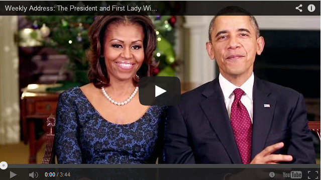 Weekly Address: The President and First Lady Wish Everyone a Happy Holiday Season
