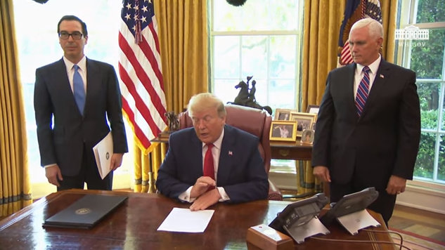 President Trump at Signing of Executive Order on Iran Sanctions