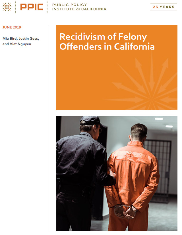 Public Policy Institute Releases Report on Recidivism of Felony Offenders in California