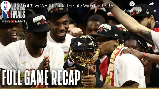 Decimated By Injuries Warriors Can’t Hold Off Toronto as Raptors Take First NBA Title