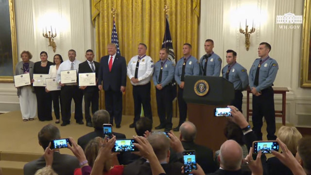 White House Presentation of Medals of Valor and Heroic Commendations After Dayton & El Paso