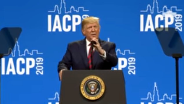 President Trump at International Association of Chiefs of Police Annual Conference and Exposition