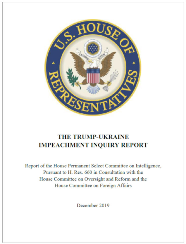 The Trump-Ukraine Impeachment Inquiry Report