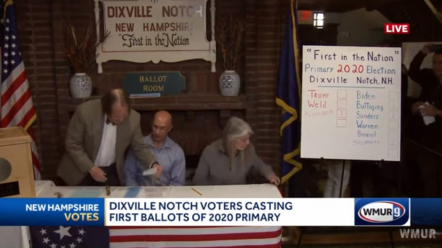 Bloomberg Takes The Democratic & Republican Races in Dixville Notch