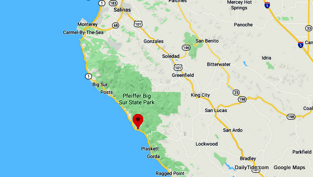 Traffic Update….Rollover Vehicle Collision on Hwy 1 South of Big Sur