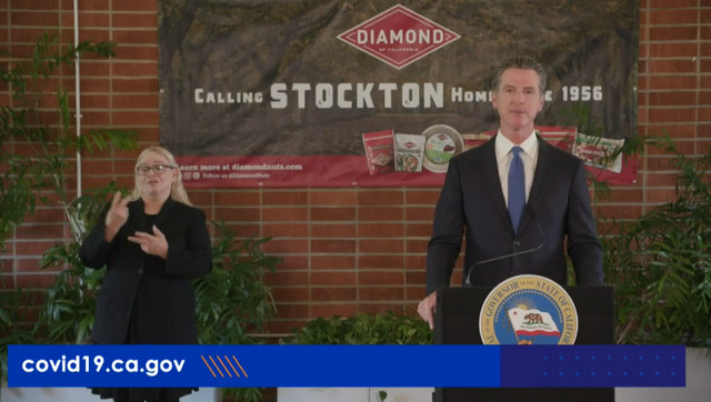 In Stockton, Governor Newsom Announced Actions to Slow the Spread of COVID-19 in the Central Valley