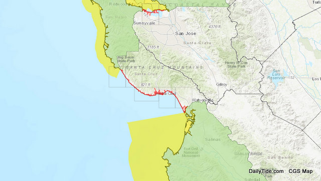 California Geological Survey Issues New Tsunami Hazard Maps for Alameda, Monterey, and San Mateo Counties