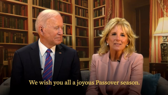 Best Wishes from the President & First Lady on Passover