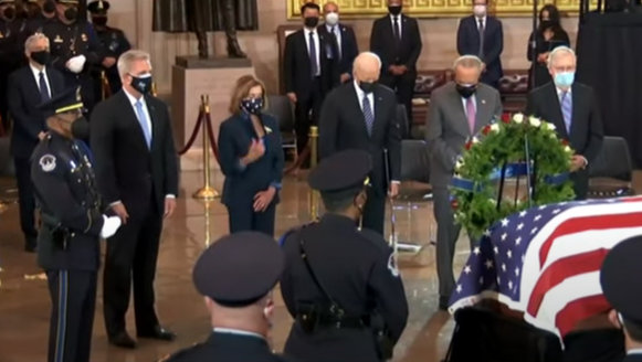 President Biden at a Congressional Tribute for U.S. Capitol Police Officer William Evans