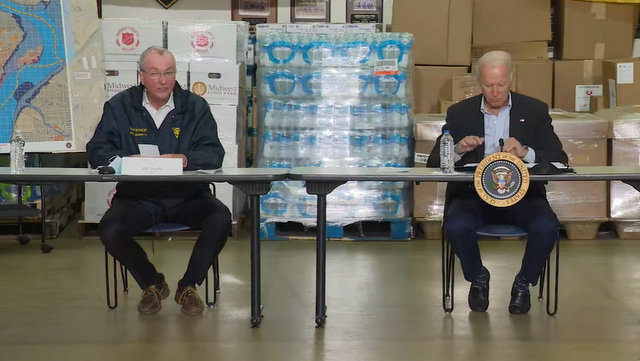 President Biden in Briefing on the Impact of Hurricane Ida in Hillsborough Township, NJ