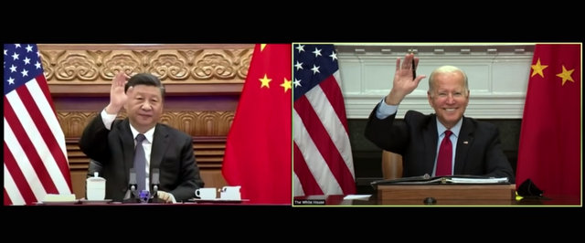 President Biden and President Xi of the People’s Republic of China Virtual Meeting