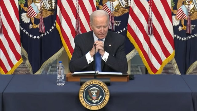 President Biden During Meeting with CEOs of Companies to Discuss the Holiday Shopping Season and His Administration’s Work to Move Goods to Shelves