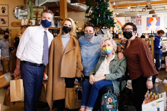 Governor Newsom, First Partner Siebel Newsom Encourage Californians to Shop Local for the Holidays