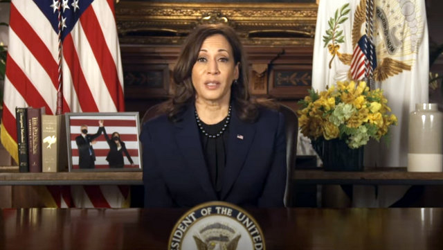 President Joe Biden and Vice President Kamala Harris on the 49th Anniversary of Roe v. Wade