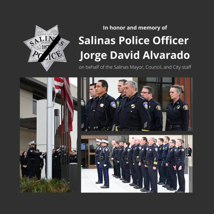 Salinas Police Officer Shot & Killed After Traffic Stop