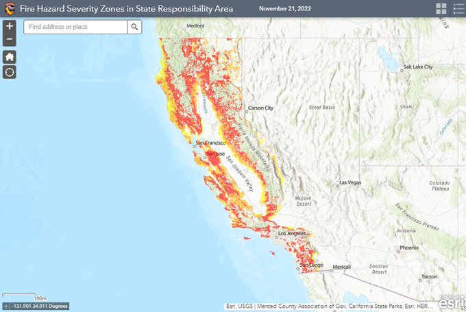 CAL FIRE Releases Updated Fire Hazard Severity Zone Map for Public Comment, Will Host 57 Public Hearings throughout California