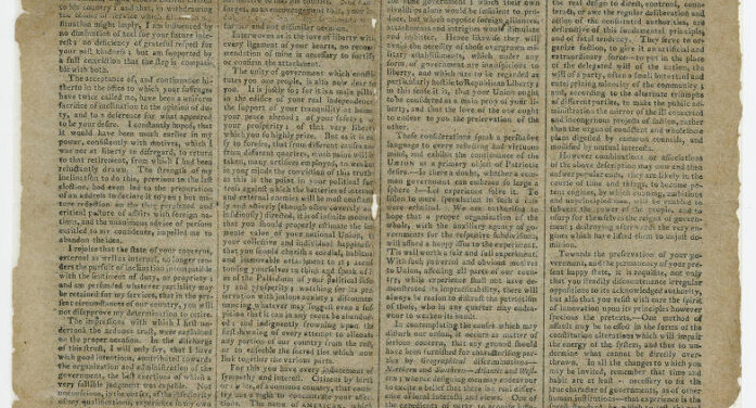 George Washington’s Farewell Address